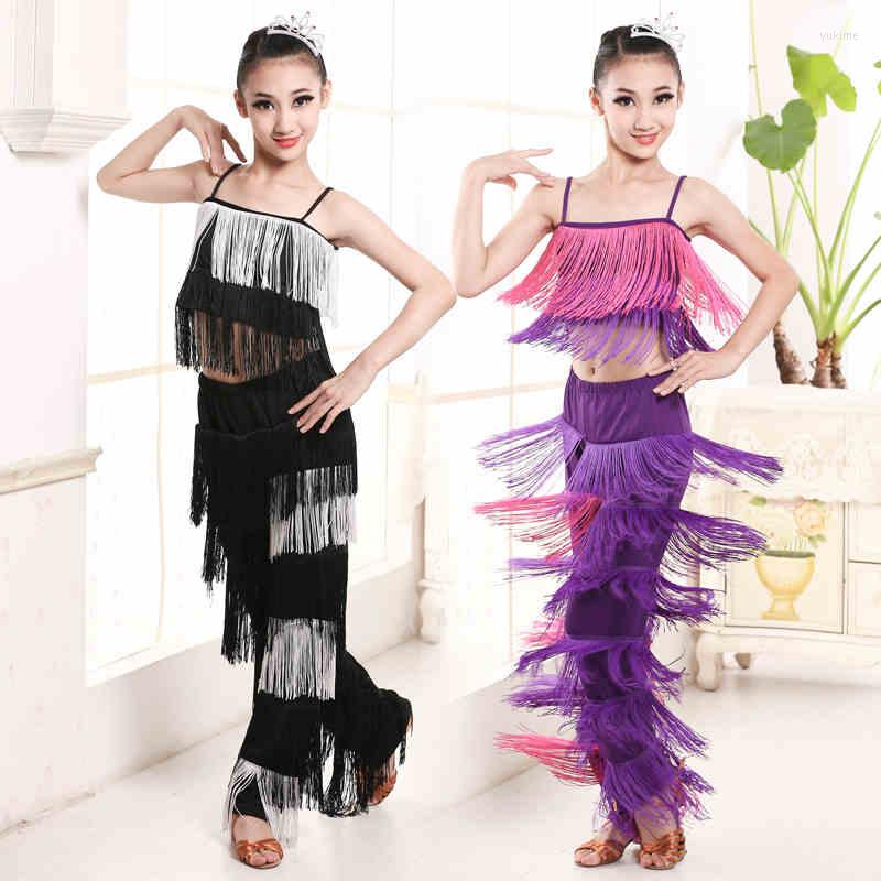 

Stage Wear Long Sleeve Competition Kid Children Latin Dance Dress For Girls Practice Dancing Gymnastics Girl Dancewear, Black