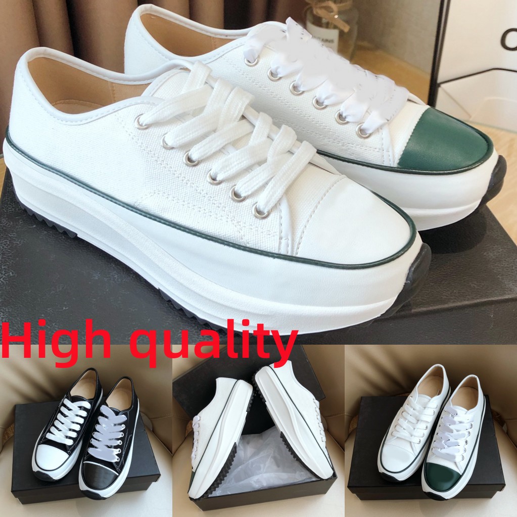 

Top Designers Couples Canvas Casual Shoes 2023 White Mixed Color Lace-up Sports Running Thick Soles Trainers Shoe Women Unisex Flat Platform Sneakers Walk Shoes, Color 3