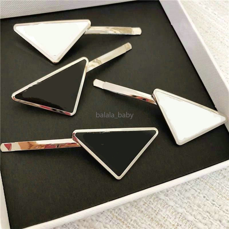 

Designer Women Hair Clips Classic Letters Hair Barrettes Fashion Hair Clips Triangle Hairpin Chic Jewelry Gift