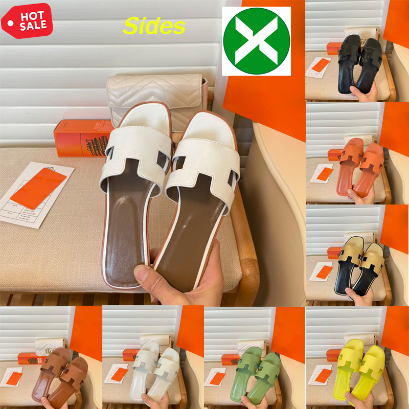 

Oran Sandal 2 23 Paris slippers Sandales Sandals Genuine Leather Women Slippers Luxury Flat Slides Ladies Beach Sandal Party Wedding Oran Slipper size 35-42 with box, 16