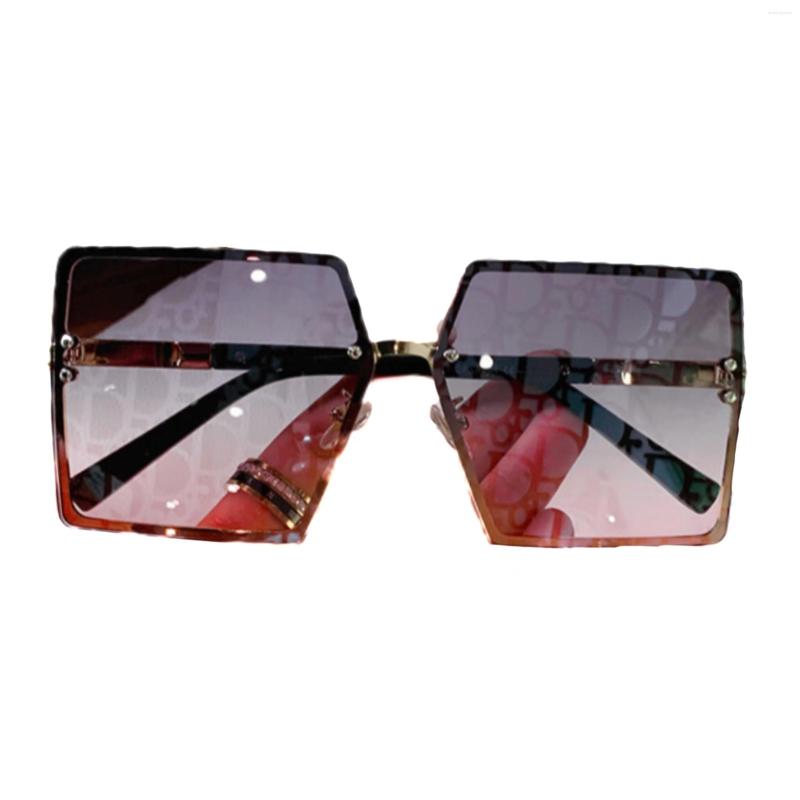 

Sunglasses Fashion For Women Korean Letter-Printed Screen Red Summer Seaside Sun Protection Travel 58304