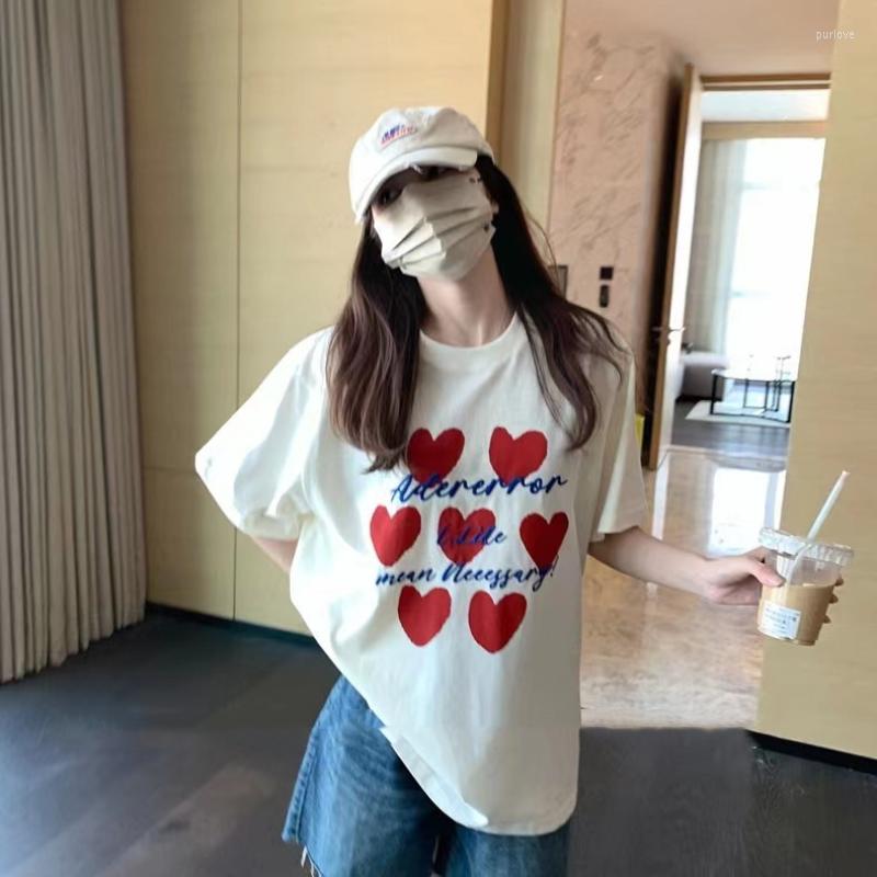 

Men's T Shirts Ader Error Love Letter Embroidery Short Sleeve T-shirt Women's Summer Loose Slouchy Fashion Brand Oversize Half Top, Black