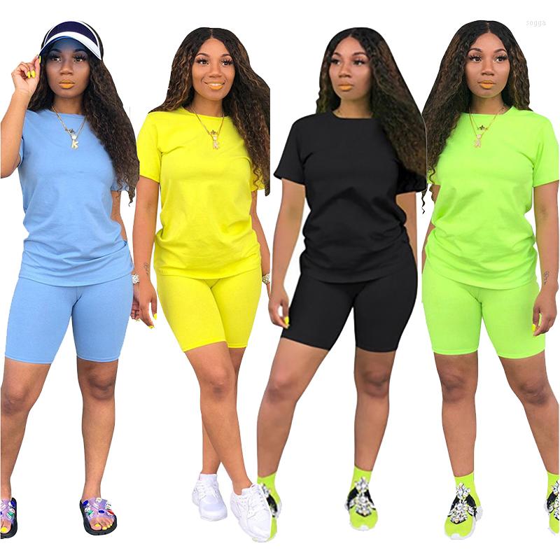 

Women's Two Piece Pants Womens 2 Pieces Sports Outfit Short Sleeve T-Shirt Tops Bodycon Set Tie Dye Tracksuit Sportswear Athletic Tracksuits, Black