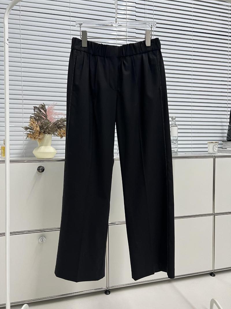 

Women's Two Piece Pants 2023 Women Fashion Suit Bright Top Wide Leg 2-piece Set 0308