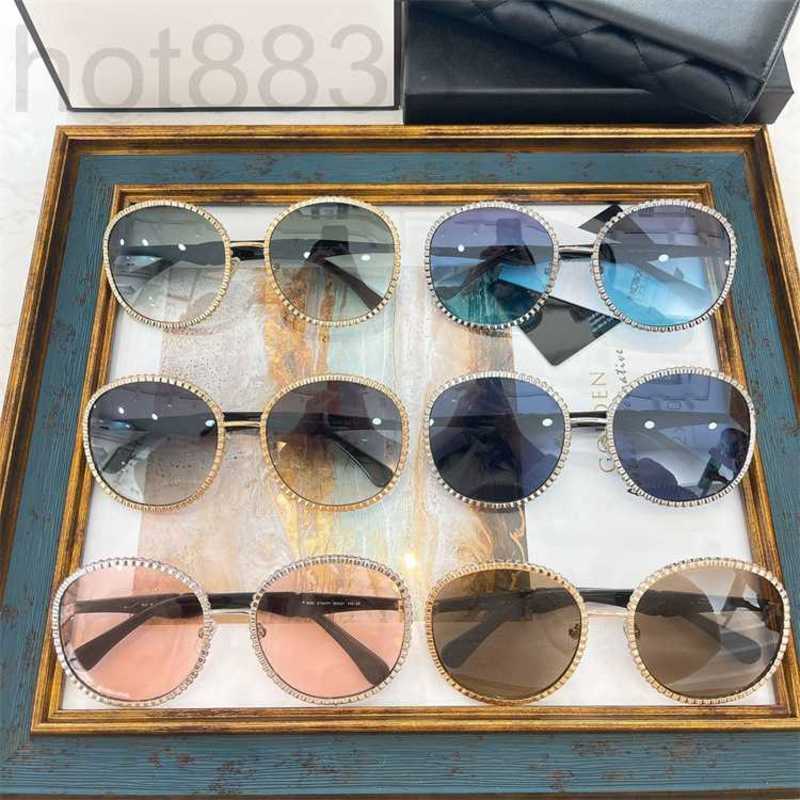 

Sunglasses Designer New Round Frame Ins Fashionable Chic Sun glasses AEQR