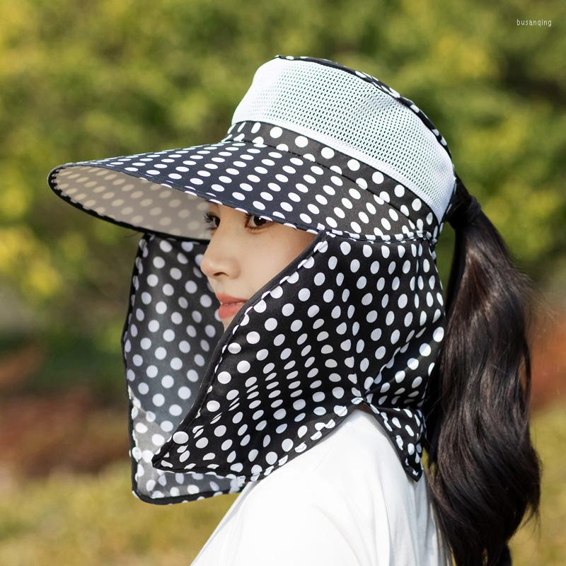 

Wide Brim Hats Summer Hat Women's Big Sun UV Protection Face Cycling Windproof Cap Outdoor Gardening Farmer Tea Picking, 7 blue