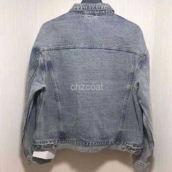 

Jacket Men Denim Jackets Women Coat Fashion Designer Streetwear Women's Classic Lettered Lapel Jeans Wear Men's Autumn Winter Size -2XL LHSE, No3