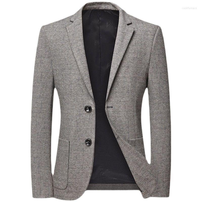 

Men's Suits 2023 Spring Men's Pure Black Suit Coat Plus Size Business Casual Single Western Shirt Large, 02