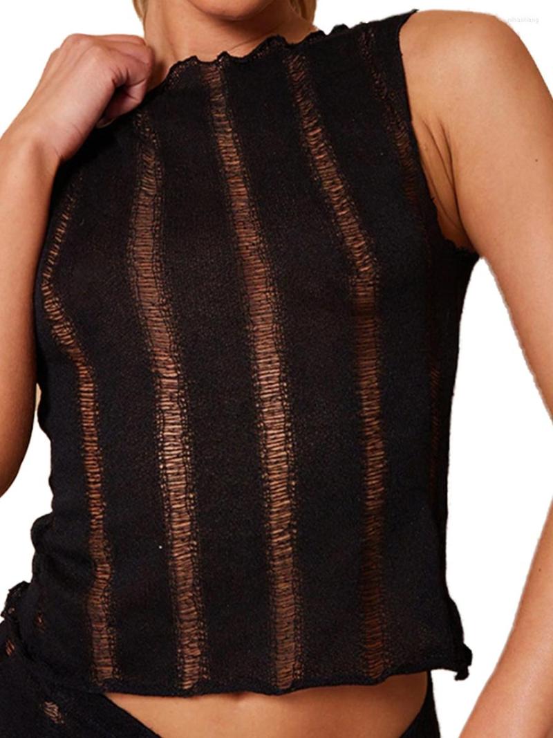 

Women' Tanks Women Y2K Crochet Knit Long Sleeve Crop Top Solid Color Hollow Out Backless Coverup Tee Shirt Streetwear, D-black