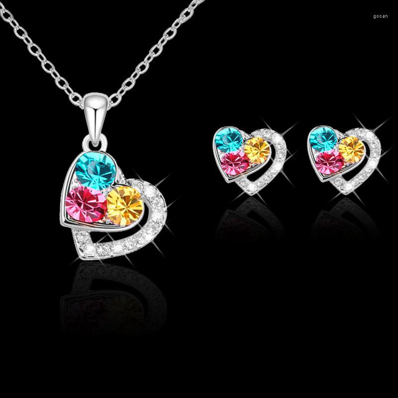 

Necklace Earrings Set European And American Trend Personalized, Picture shown