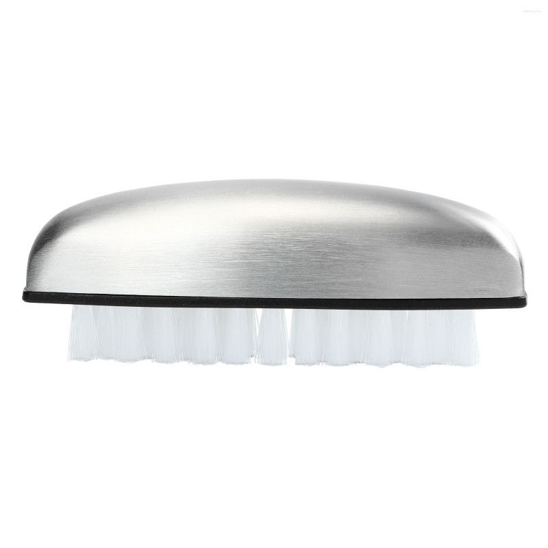 

Nail Brushes Stainless Steel Brush Manicure Nylon Wool Kitchen Washing Tool
