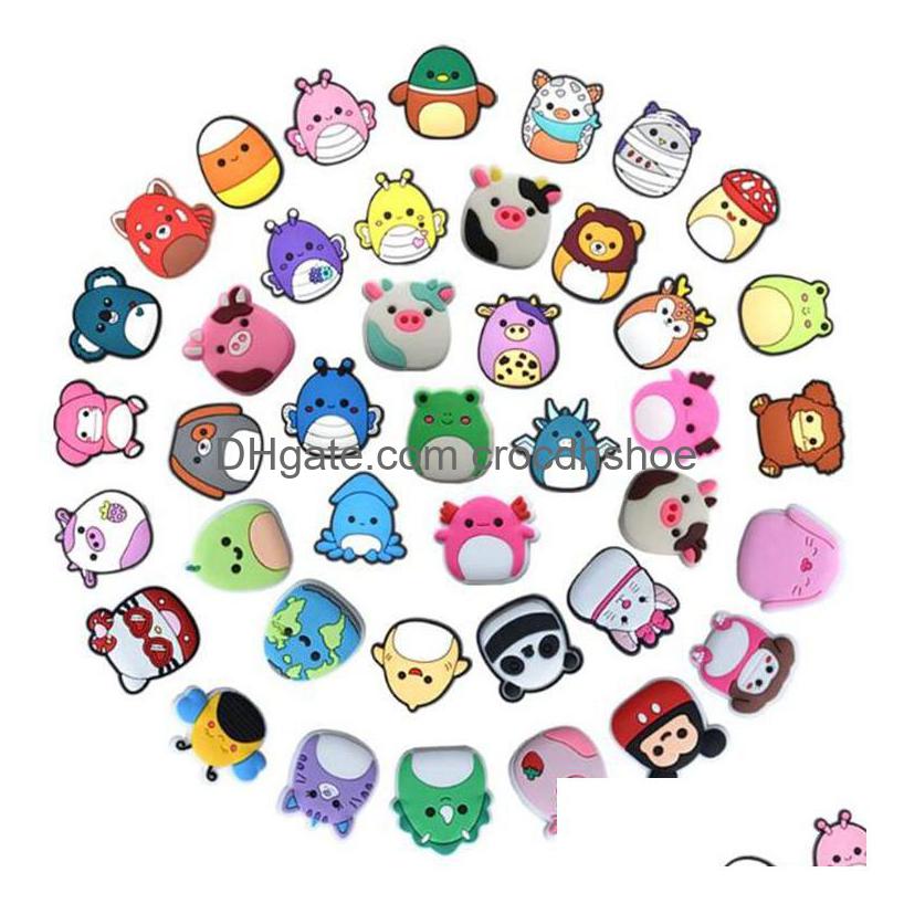 

Shoe Parts Accessories Cartoon Croc Charms Custom Pvc For Clog Shoes Decoration Drop Delivery Otvnt