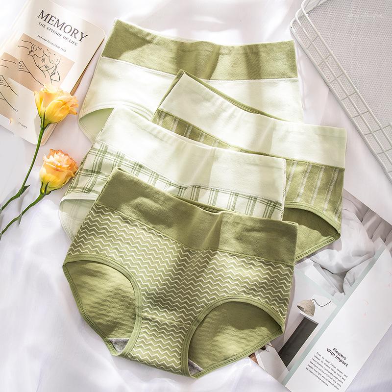 

Women's Panties Women's Cotton Underwear Sexy Lace Fashion Seamless Comfort Briefs Plus Size High Waist Underpants Female Lingerie, Grid