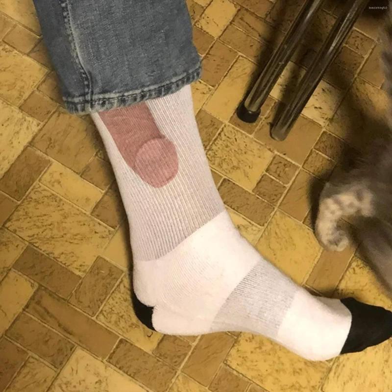 

Men's Socks 1 Pair Fashion Fun Men And Women Casual Pattern Bag Cotton Novelty Show Off Adults Funny