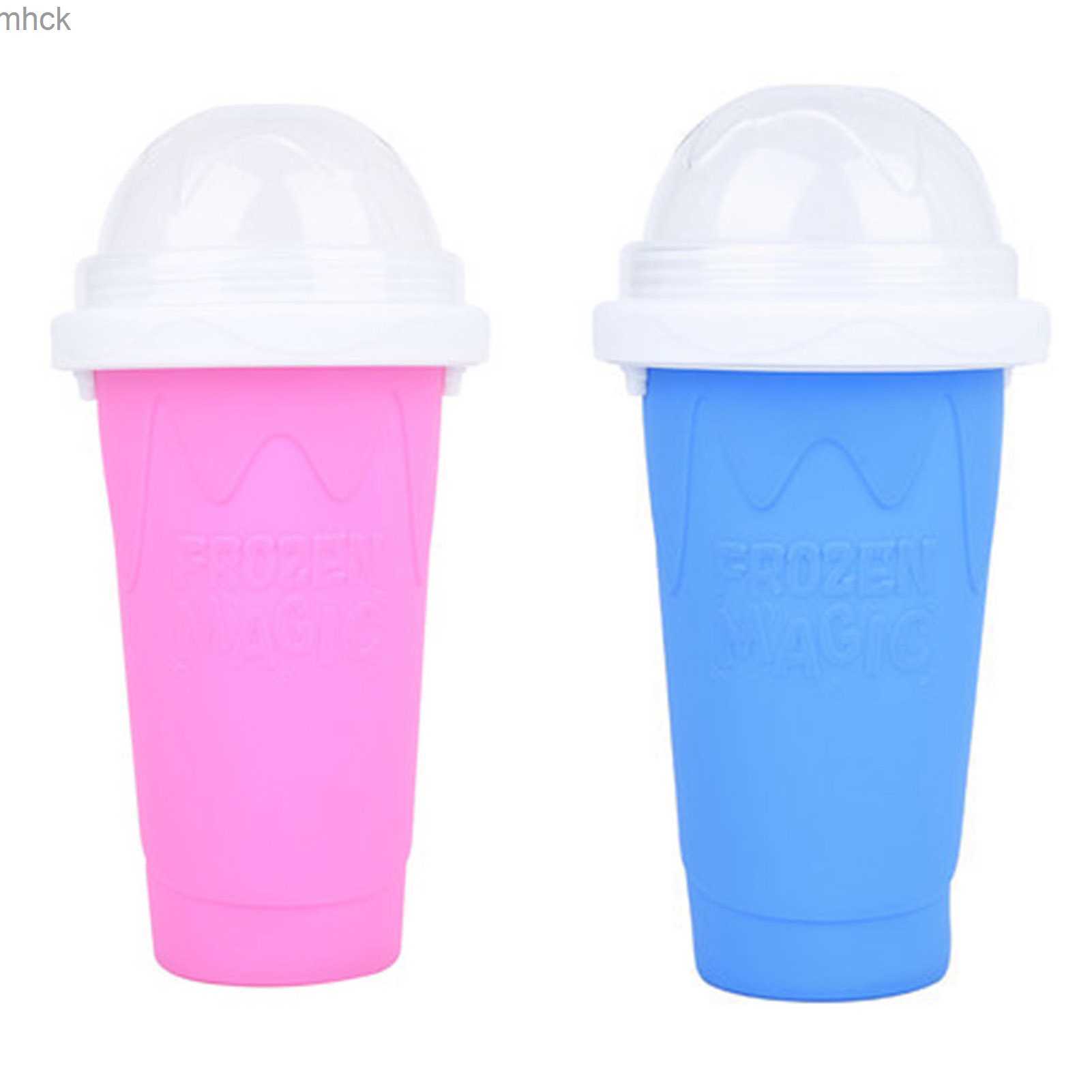 

Mugs Slush maker smoothie cup household cooling cup quick frozen ice crusher slushie cooling cups for homemade milk diy, Blue