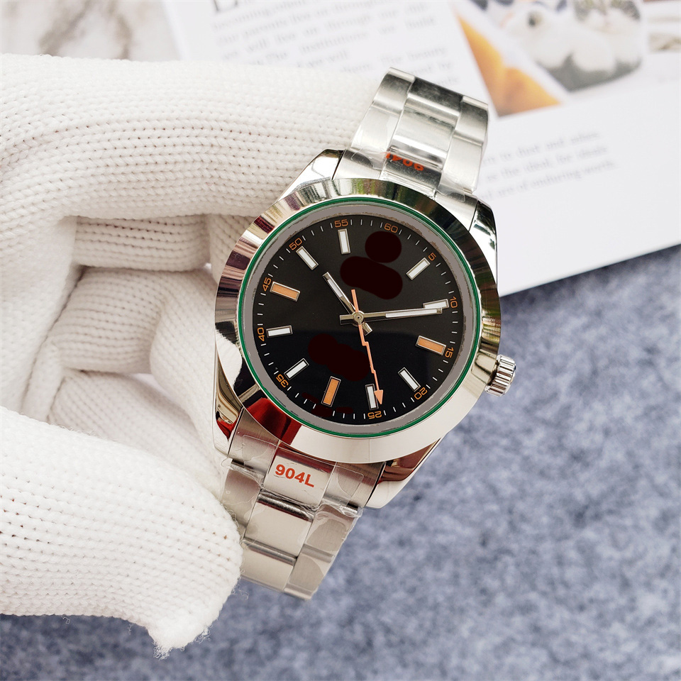 

Watch Automatic Mechanical Mens Watches 41mm Silver Wristband Waterproof All Stainless Steel Wristband Fashion Designer Wristwatch a26, Color3