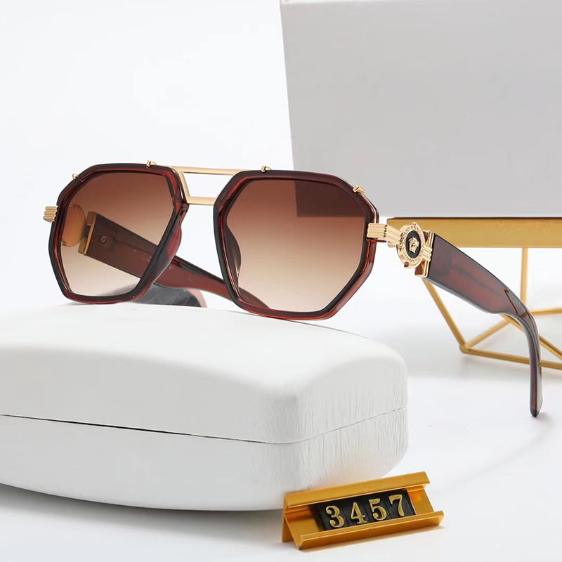 

Designer fashion sunglasses sunglass hexagonal sunglasses hollow out carved metal decorative temples men and women sunglasses eye protection UV400