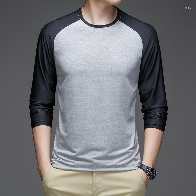 

Men's T Shirts 2023 High-stretch Ice Silk Men's T-shirt Moisture Wicking Slim Spring And Summer Sports Clothing, Lns58302brown