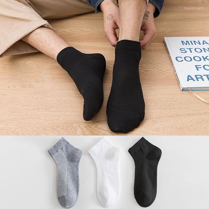 

Men's Socks Summer Fashion Men Cotton Short Sport Boat, Black