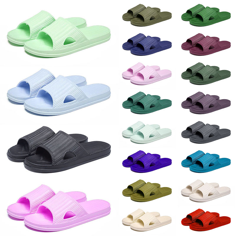 

2023 Sandals mens womens platform slippers slides big kid triple black white red Khaki bule mint green summer flip flops beach shoes sandles, M3-m7 (3)