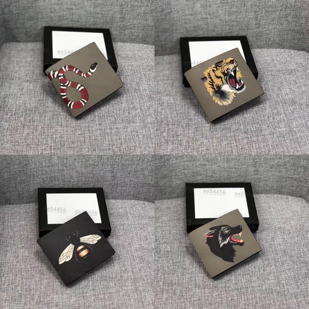 

2023 new fashion 5A Quality Luxury designer card holders G Wallets Genuine leather men nylon fashion Coin purses holder Little bee box Women high quality, G embossing+ webbing
