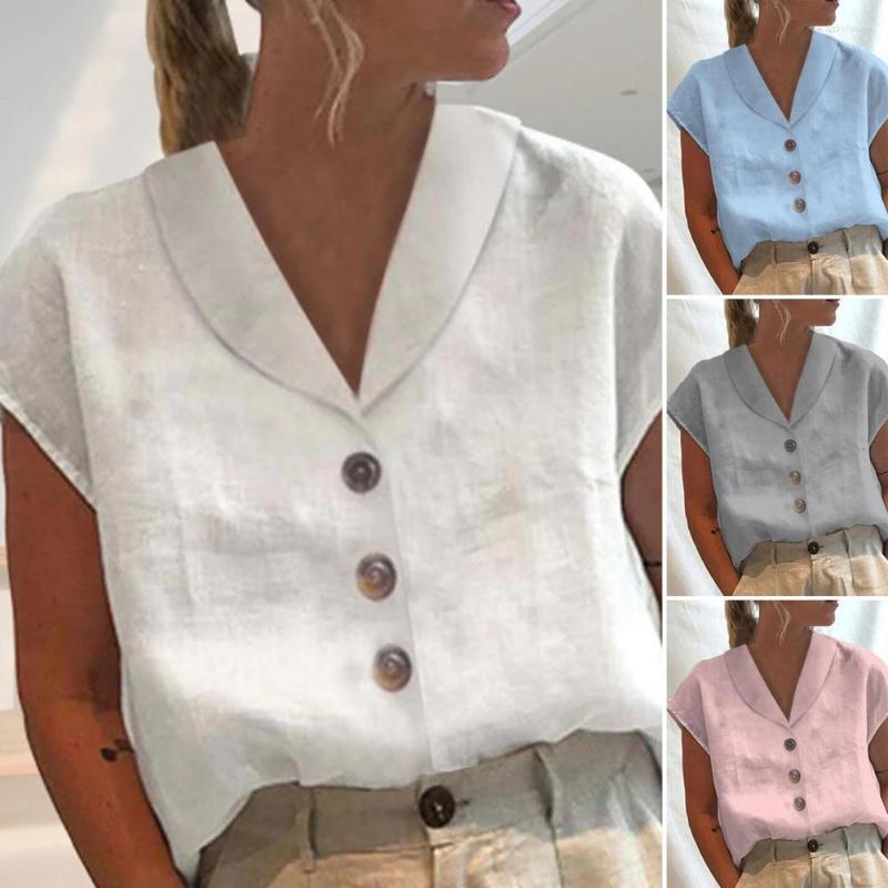 

Women's Blouses Vintage Tops Mujer Women Blouse Solid Cotton Linen Summer Shirt Lace Patchwork Chic Tunic Fashion Oversized White Blusas, Grey