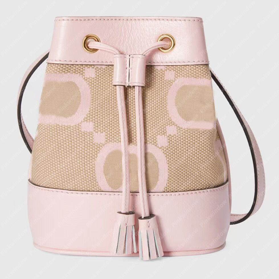

Mini Bucket Bag Women Ophidia Jumbo G Crossbody Designer Shoulder Bags Canvas Mens Buckets Luxury Handbag Makaron Messenger Bags Wallet, Pink