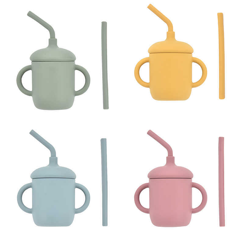 

Cups Dishes Utensils 150ML Baby Silicone Feeding Cups Portable Drinkware Sippy Food Grade Learning Cups For Toddlers Storage Snack Container BPA FREE AA230413