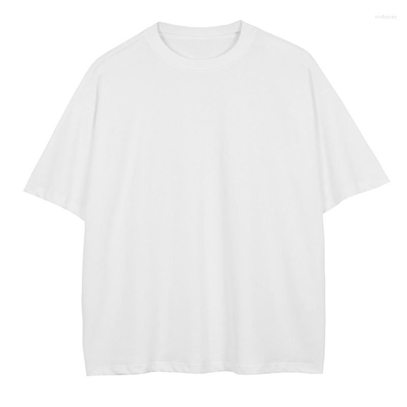 

Women' T Shirts Solid Color Short Sleeve Top Women Men O-Neck Oversize Loose Fit Basic T-Shirts, Black