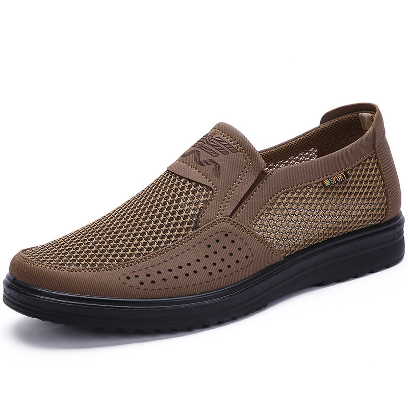 

Dress Shoes Listed Brand Men Casual s HighEnd Summer Mesh for Super Light Flats Big Size 3848 230328, Black