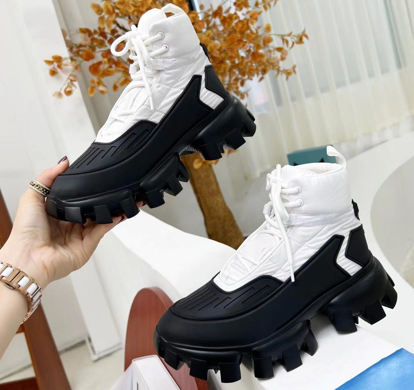 

Women men Rois Boots Monolith Chocolate Re-Nylon Boot Ankle Martin military inspired combat nylon bouch attached ankle BOTTEGA tory US12