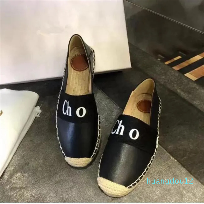 

Designer fisherman Sandals Leather Letter platform woman shoes fashion Metal buckle luxury Sexy lady sandal Women Casual shoe loafer Slip-On size 35-40, Black