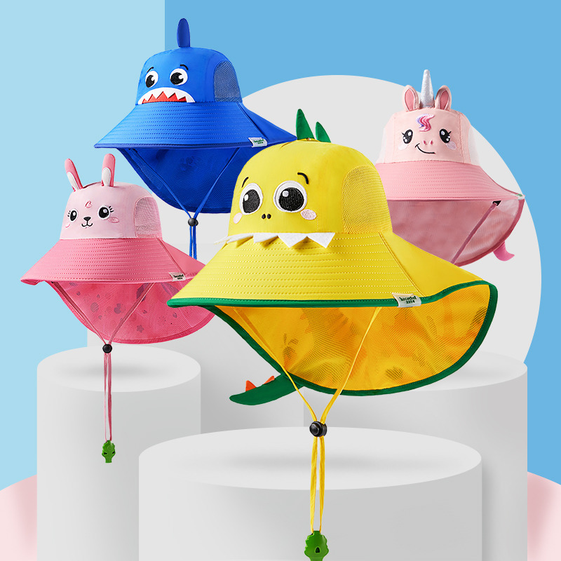 

Caps Hats Kocotree Summer Children Sun Hat Kids Outdoor Neck Ear Cover Anti UV Protection Beach Caps Kids Boy Girl Travel Flap Cap For 21 230413, Rabbit