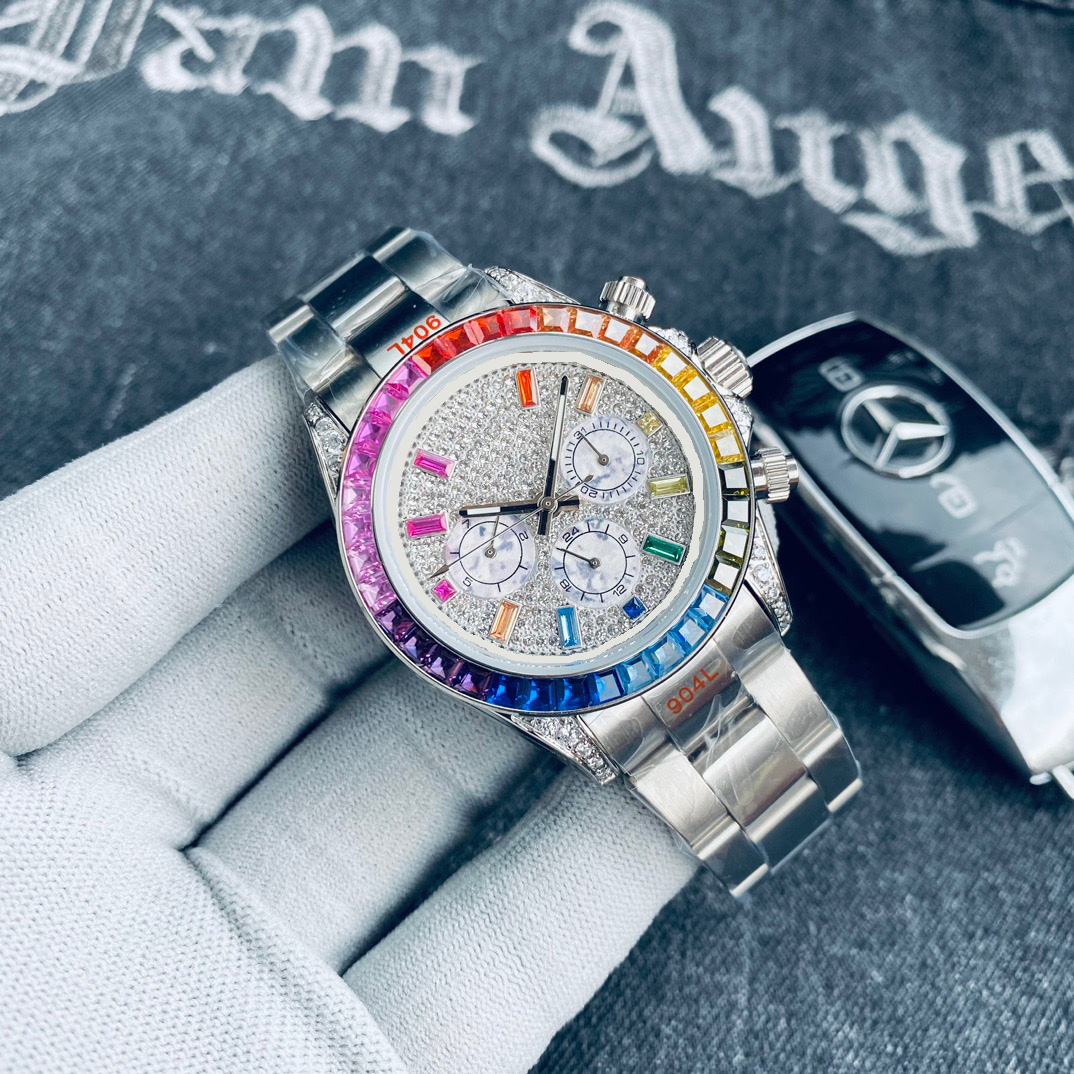 

Watch Automatic Mechanical Mens Watches 41mm Silver Wristband Waterproof All Stainless Steel Wristband Fashion Designer Wristwatch a11, Color3