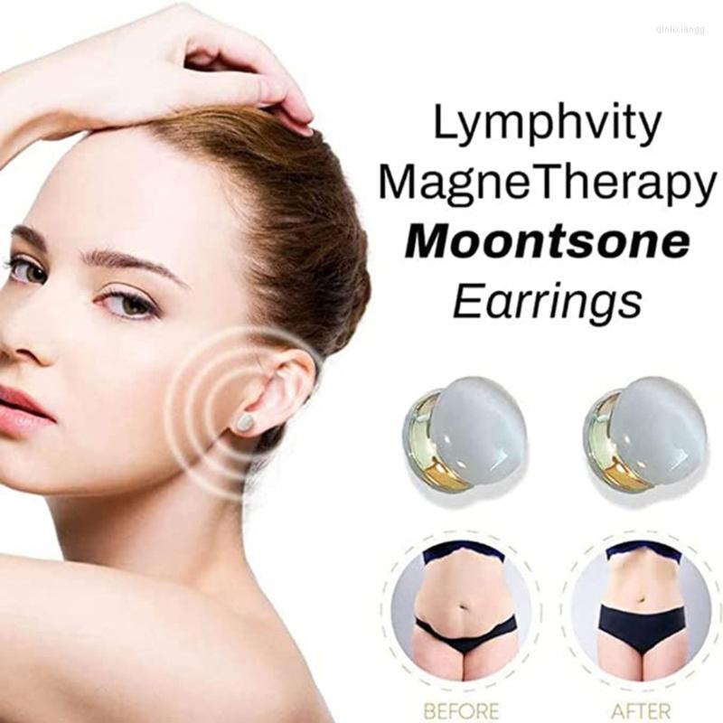 

Backs Earrings Fashion Without Pierced Magnet Ear Clip Cat-eye Stone Bone For Women Party Wedding Jewelry