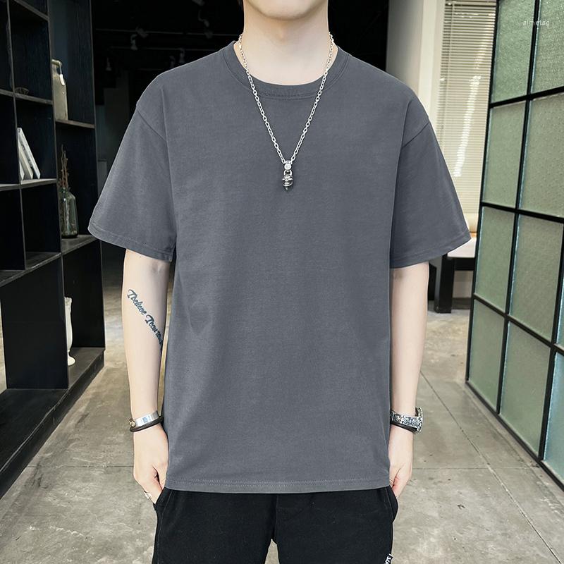 

Men's T Shirts Reflect Light Tshirt Men Solid Short Sleeve Streetwear, Blue