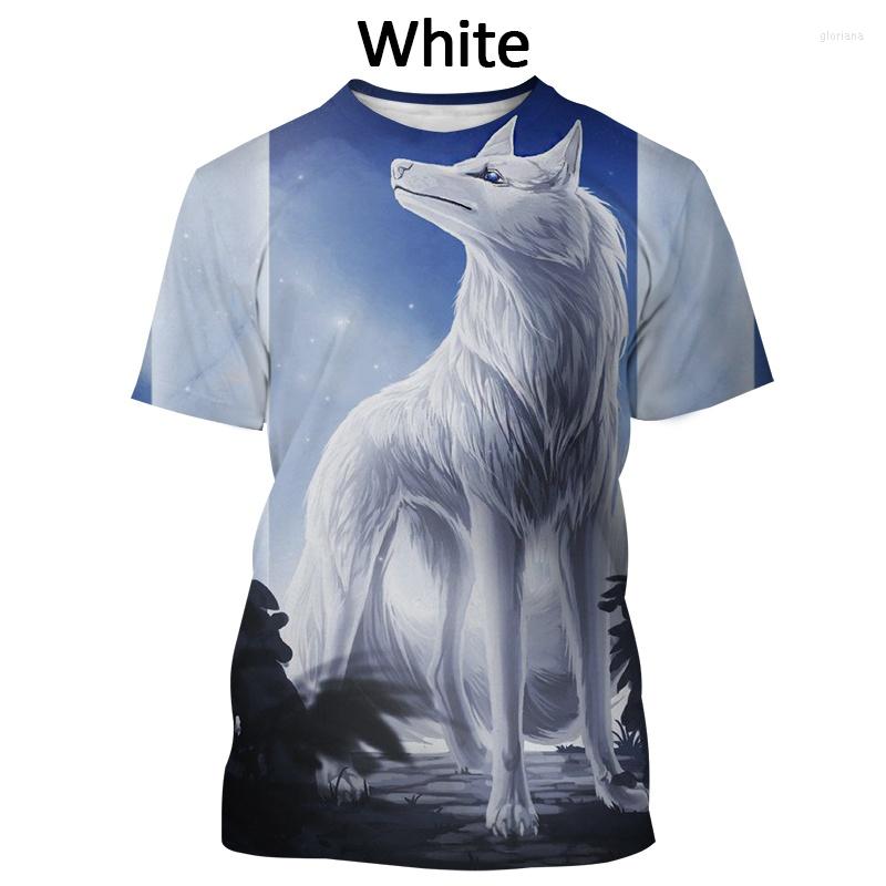 

Men's T Shirts 2023 3D Wolf Fashion Print Cool Hip Hop Men/women Personality Street Style T-shirt