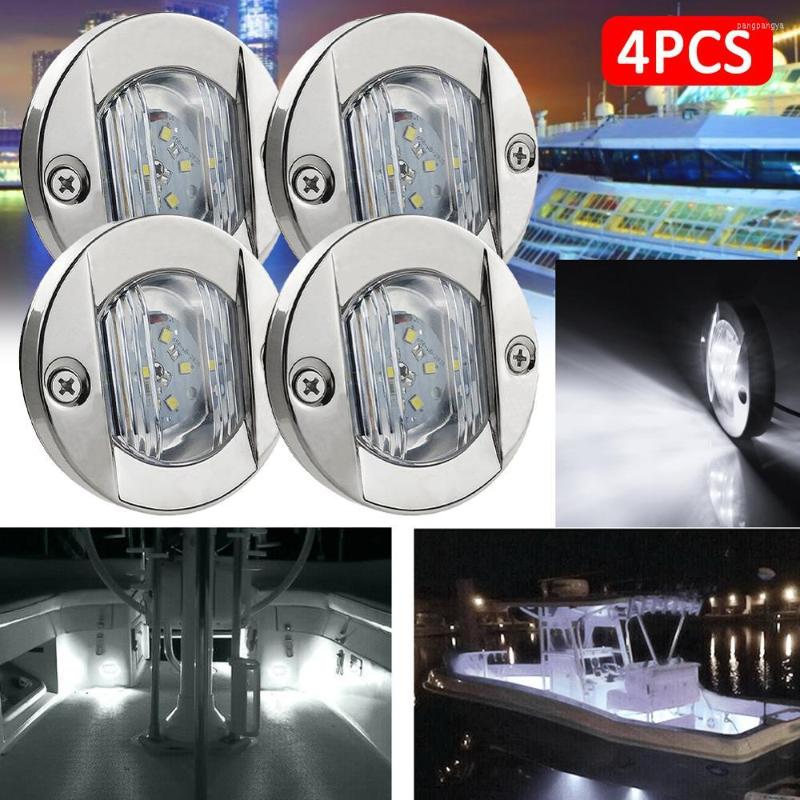 

All Terrain Wheels DC 12V Waterproof Marine Boat Transom LED Stern Light Round Cold White Tail Lamp Yacht Accessory Blue/ White/Amber