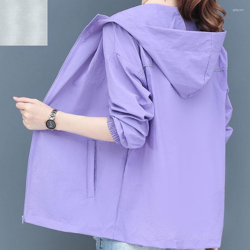 

Women's Jackets Oversize 5XL 6XL Thin Coat Summer Sunscreen Clothes Korean Fashion Women's Windbreaker Varsity Jacket Hiking Spring 2023, Blue