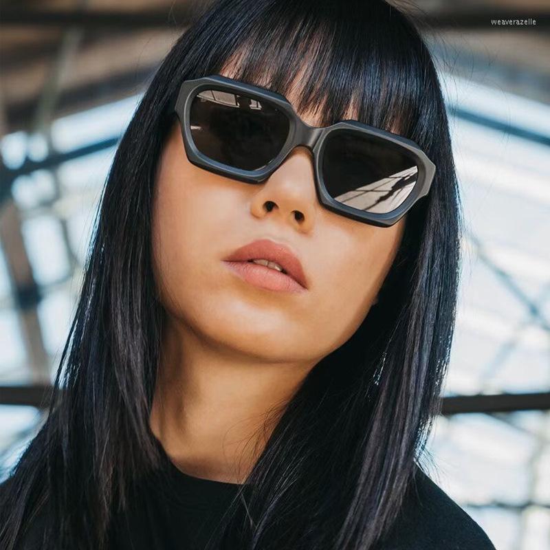

Sunglasses Vintage Women Punk Sun Glasses Men Hip Hop Y2K Eyeglasses 2000S Eyewear Luxury Goggles Square Gafas De Sol