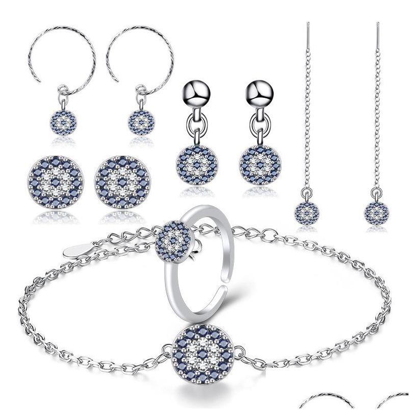 

Other Turkey Devils Eye Earrings Fashion The Bracelet Temperament Blue Demon Ring 6 Style Drop Delivery Jewelry Dhgarden Dh2Br