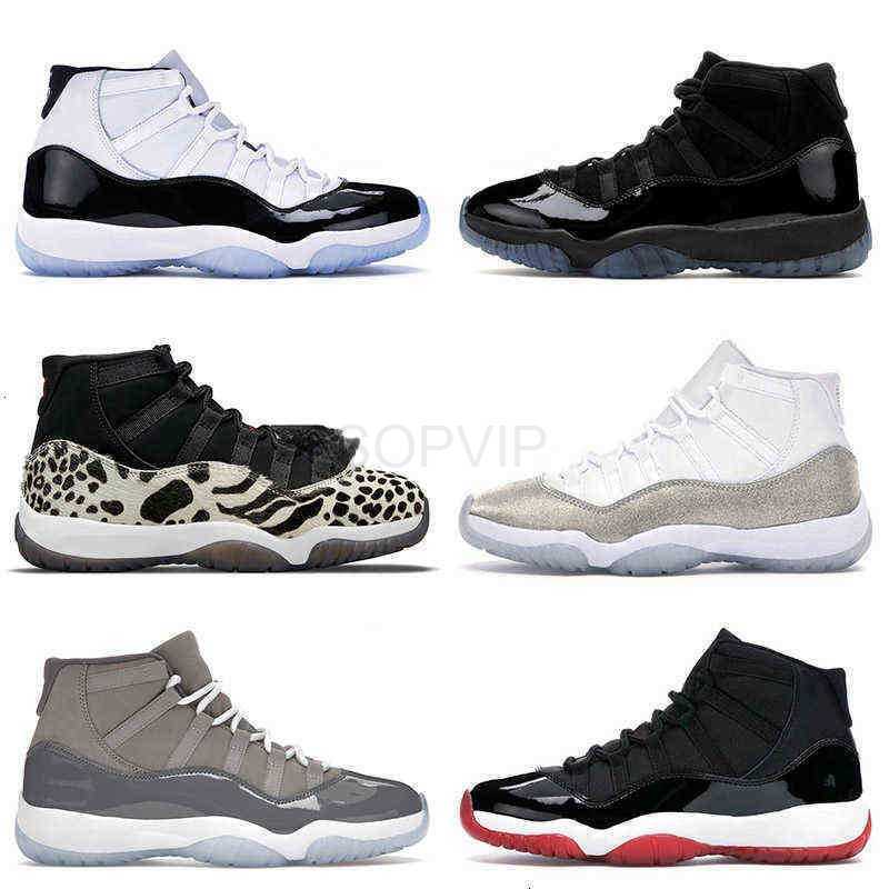 

High Quality 2022 Basketball Shoes 11 11s Jumpman Concord Cap And Gown Animal Instinct Bred Space Jam Metallic Silver Platinum Tint, B24 university blue 36-47