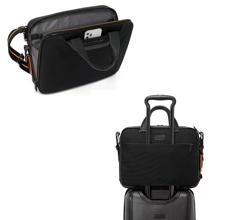 

Briefcases computer bag case messenger luxury hand briefcase designer laptop McLaren Men's horizontal mobile business 373021D suitcase A3, Black