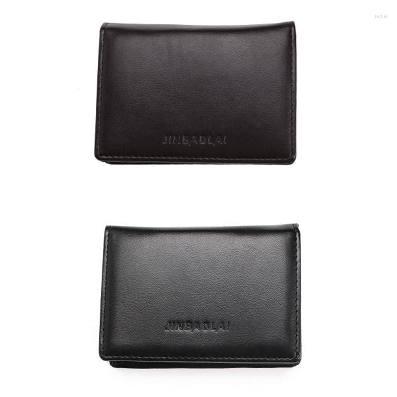 

Wallets Wallet Men Small Bifold Business Pocket Money Holder 066C, Black