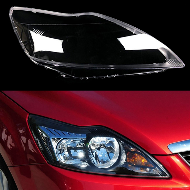 

Car Front Headlamps Glass Cover Transparent Lampshades Lamp Shell Masks Headlight Cover Lens Caps For Ford Focus 2009 2010 2011