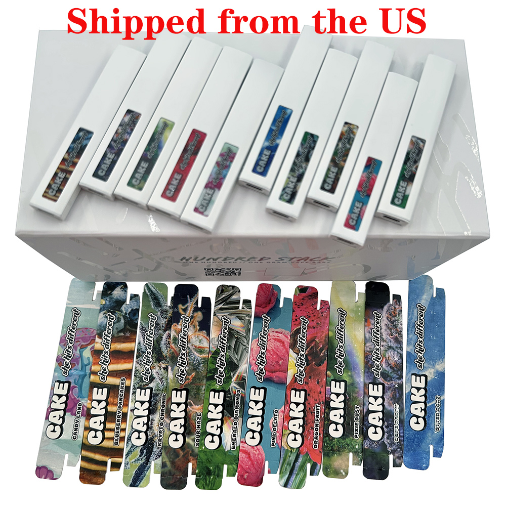 

5th Generation Cake Disposable Vape Pen 280 mAh Rechargeable Battery 1ml Empty Vapes Cartridges Thick Oil Carts Vaporizer Shipped from USA