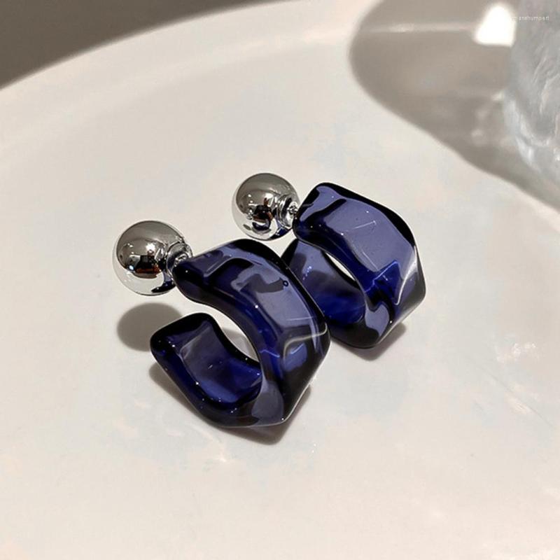 

Hoop Earrings Charming Lady Anti-oxidation Party Travel Sweat-proof Geometric Fashion Dating Supply
