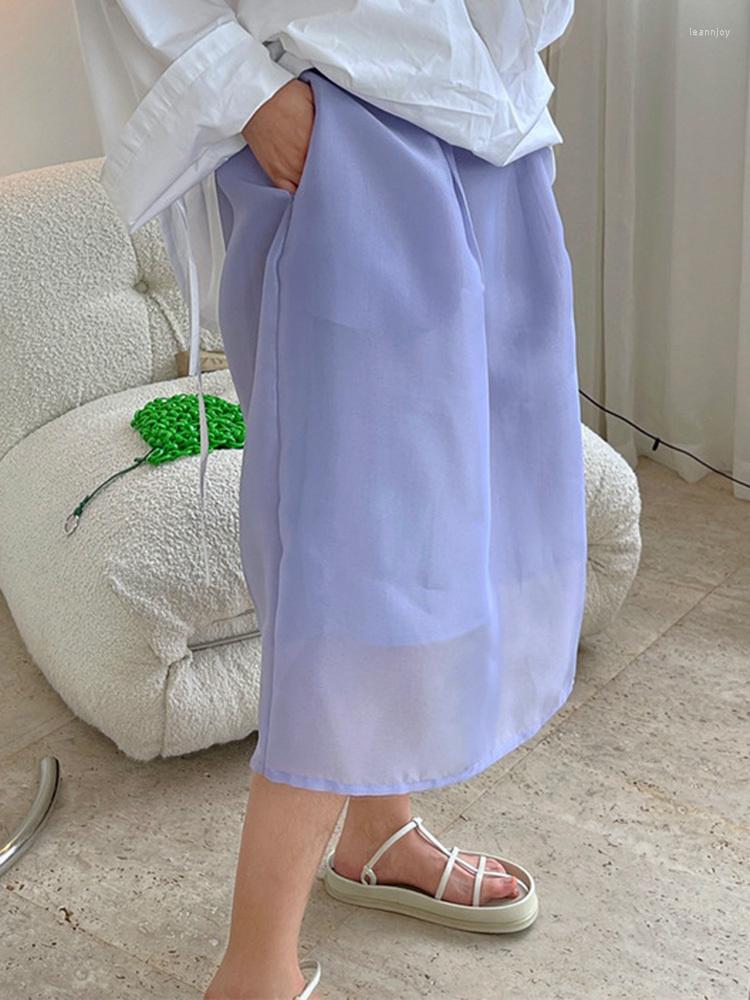 

Skirts High Waist Purple Organza Spliced Casual All Gown Half-body Skirt Women Fashion Tide Spring Autumn 2023 M557