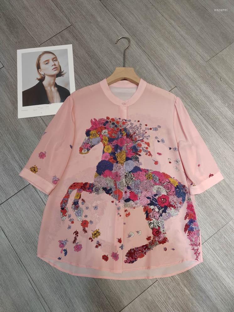 

Women' Blouses X03244 Fashion Women' & Shirts 2023 Runway Luxury European Design Party Style Clothing, Picture shown