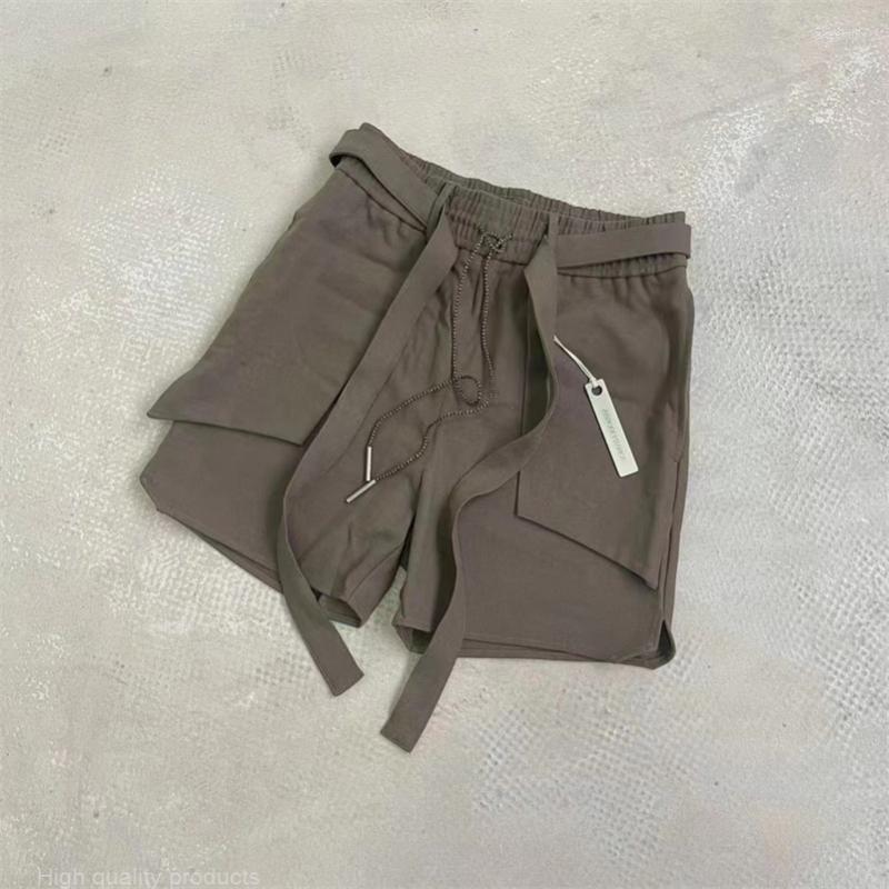 

Men's Shorts Solid Color ARNODEFRANCE Men Women 1:1 Superior Quality Cotton Streamer, Black